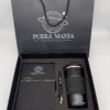 Black Stainless Steel Coffee Cup, A5 Notebook & Metal Pen Executive Gift Set with Box & Bag - Image 10