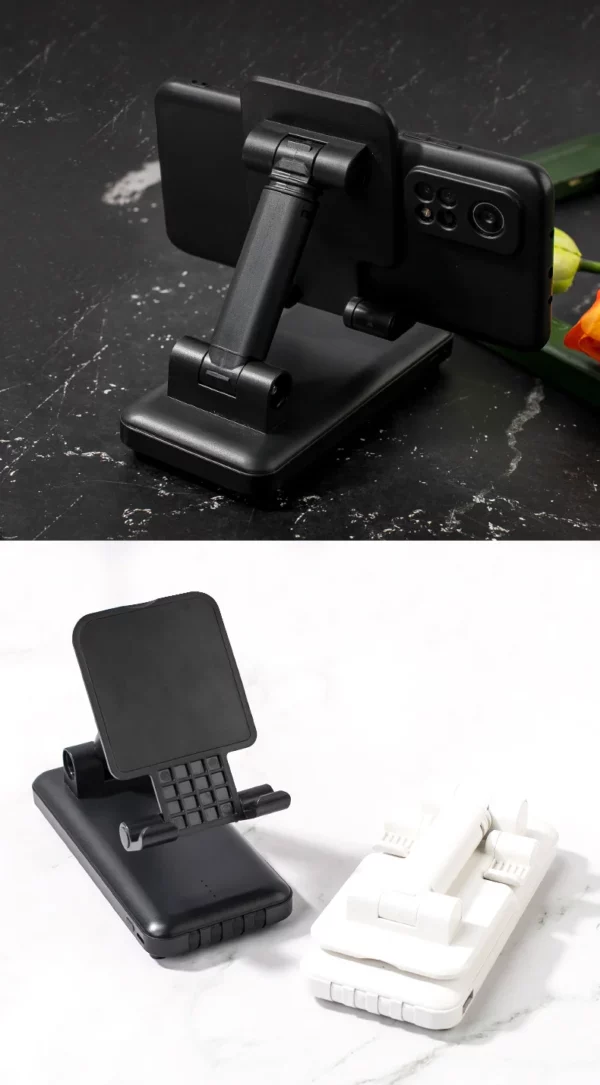 Convenient Power Bank with Phone Holder, Wood Pen & 16GB USB Drive Tech Gift Set with Box & Bag - Image 6