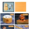 Eco-Friendly Wood Wireless Charger (3D Logo), Wireless Speaker & Pen Desk Set with Box & Bag - Image 2