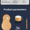 Eco-Friendly Wood Wireless Charger (3D Logo), Wireless Speaker & Pen Desk Set with Box & Bag - Image 4