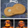 Eco-Friendly Wood Wireless Charger (3D Logo), Wireless Speaker & Pen Desk Set with Box & Bag - Image 7