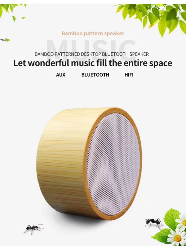 Eco-Friendly Wood Wireless Charger (3D Logo), Wireless Speaker & Pen Desk Set with Box & Bag - Image 8