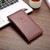 Stylish PU & Metal Card Holder, Metal Pen, PU Keychain & A6 Notebook Gift Box Set - Image 5