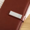 Professional A6 Notebook, Metal Pen, PU & Metal Keychain & Card Holder Gift Set (Black/Blue/Red) with Box & Bag - Image 9