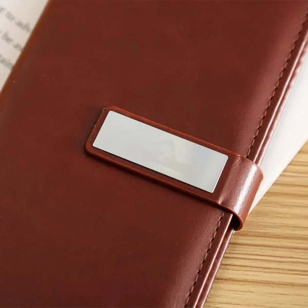 Professional A6 Notebook, Metal Pen, PU & Metal Keychain & Card Holder Gift Set (Black/Blue/Red) with Box & Bag - Image 9