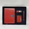 Executive A5 Notebook, Metal Pen, PU & Metal Keychain & Card Holder Gift Set (Black/Blue/Red) with Box & Bag - Image 6