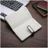Elegant A6 Notebook, Metal Pen, PU & Metal Keychain & PU Wallet Gift Set (Black/Blue/Red) with Box & Bag - Image 5