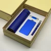 Ultimate Tech & Hydration Gift Set: 304 SS Thermos, Type-C OTG USB, 5000mAh Power Bank & Metal Pen with Box & Bag - Image 3