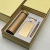 Ultimate Tech & Hydration Gift Set: 304 SS Thermos, Type-C OTG USB, 5000mAh Power Bank & Metal Pen with Box & Bag - Image 4