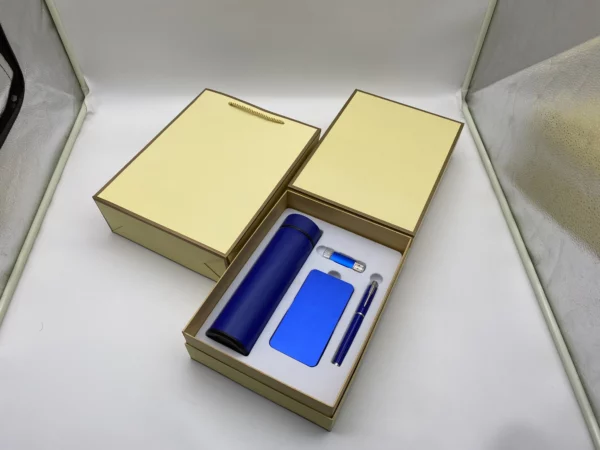 Ultimate Tech & Hydration Gift Set: 304 SS Thermos, Type-C OTG USB, 5000mAh Power Bank & Metal Pen with Box & Bag - Image 8