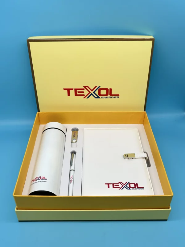 Productive Pro Gift Set: A5 Notebook, 16GB Type-C OTG USB, Metal Pen & 304 SS Water Bottle with Box & Bag - Image 7