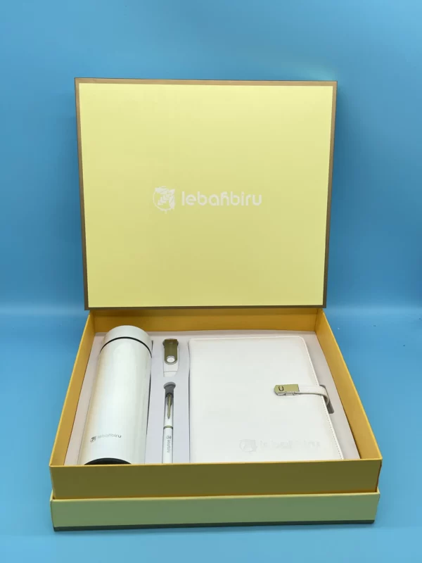 Productive Pro Gift Set: A5 Notebook, 16GB Type-C OTG USB, Metal Pen & 304 SS Water Bottle with Box & Bag - Image 10
