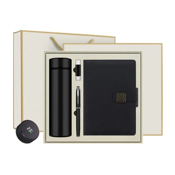 Productive Pro Gift Set: A5 Notebook, 16GB Type-C OTG USB, Metal Pen & 304 SS Water Bottle with Box & Bag - Image 5