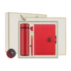 Productive Pro Gift Set: A5 Notebook, 16GB Type-C OTG USB, Metal Pen & 304 SS Water Bottle with Box & Bag - Image 3