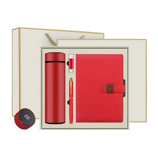 Productive Pro Gift Set: A5 Notebook, 16GB Type-C OTG USB, Metal Pen & 304 SS Water Bottle with Box & Bag - Image 3