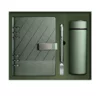 Versatile A5 Loose-Leaf Notebook, 16GB USB, Metal Pen & 304 SS Water Bottle Gift Set with Box & Bag