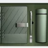 Versatile A5 Loose-Leaf Notebook, 16GB USB, Metal Pen & 304 SS Water Bottle Gift Set with Box & Bag - Image 5