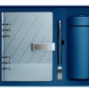 Versatile A5 Loose-Leaf Notebook, 16GB USB, Metal Pen & 304 SS Water Bottle Gift Set with Box & Bag - Image 3
