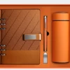 Versatile A5 Loose-Leaf Notebook, 16GB USB, Metal Pen & 304 SS Water Bottle Gift Set with Box & Bag - Image 2