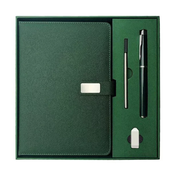 A5 Notebook, 16GB USB Drive & Metal Pen Professional Gift Set with Box & Bag - Image 5