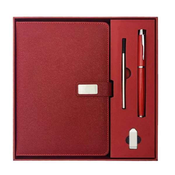 A5 Notebook, 16GB USB Drive & Metal Pen Professional Gift Set with Box & Bag - Image 7