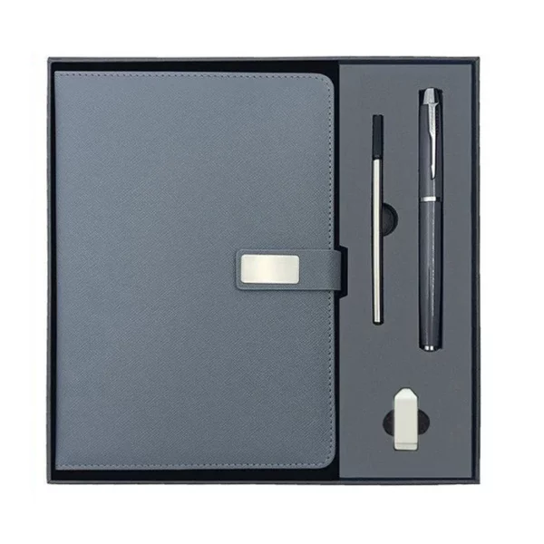 A5 Notebook, 16GB USB Drive & Metal Pen Professional Gift Set with Box & Bag - Image 10