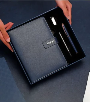 A5 Notebook, 16GB USB Drive & Metal Pen Professional Gift Set with Box & Bag