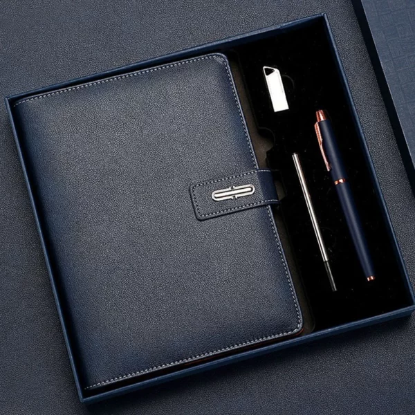 A5 Notebook, 16GB USB Drive & Metal Pen Professional Gift Set with Box & Bag - Image 8