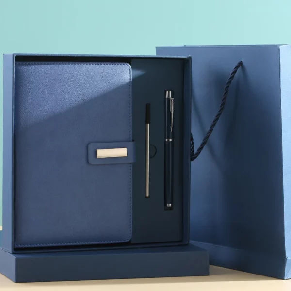 A5 Notebook, 16GB USB Drive & Metal Pen Professional Gift Set with Box & Bag - Image 2