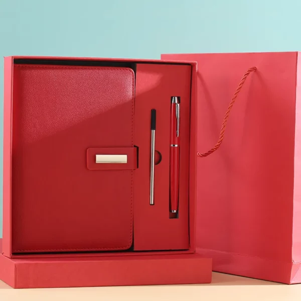 A5 Notebook, 16GB USB Drive & Metal Pen Professional Gift Set with Box & Bag - Image 5