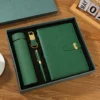 Executive A5 Notebook, PU & Metal Keychain, Metal Pen & 304 SS Water Bottle Gift Set with Box & Bag - Image 2