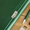 Professional A5 Notebook, Card Holder, PU & Metal Keychain & Metal Pen Gift Box Set - Image 9