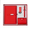 Professional A5 Notebook, Card Holder, PU & Metal Keychain & Metal Pen Gift Set with Box & Bag - Image 3