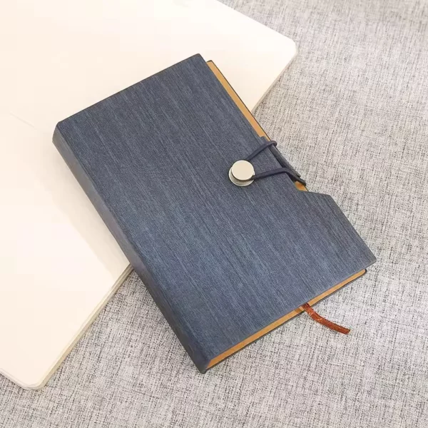 Professional A5 Notebook, Card Holder, PU & Metal Keychain & Metal Pen Gift Set with Box & Bag - Image 4