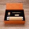 Eco-Friendly Wood Smart Bottle (Temp Display), Wood Pen, 16GB USB & Keychain Gift Box Set - Image 2