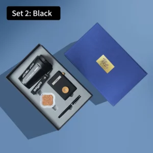 Unique Coffee Mug, Frog Power Bank, Metal Pen & Aroma Stone Deluxe Gift Set with Box & Bag