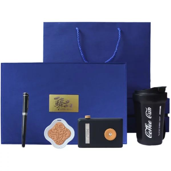 Unique Coffee Mug, Frog Power Bank, Metal Pen & Aroma Stone Deluxe Gift Set with Box & Bag - Image 3