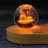Luxury Wood Smart Bottle (Temp Display), 3D Logo Wireless Charger, Keychain & Pen Executive Gift Set with Box & Bag - Image 6
