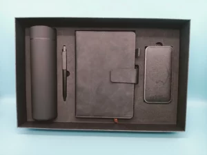 Ultimate Productivity Gift Set: 304 SS Bottle, A5 Notebook, 10000mAh PU Power Bank & Metal Pen with Box & Bag