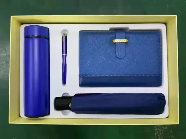 Everyday Essentials Gift Set: 304 SS Water Bottle, Metal Pen, Umbrella & A5 Notebook with Box & Bag - Image 5