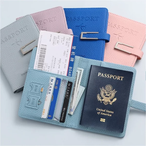 Traveler's Essential A5 Notebook, Passport Holder, Luggage Tags & Pen Gift Set with Box & Bag - Image 9