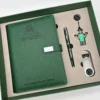 Handy A5 Loose-Leaf Notebook, Metal Pen, Bottle Opener & Keychain Gift Set with Box & Bag - Image 3
