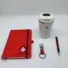 Premium A5 Notebook, 304 SS Coffee Mug, Metal Pen & PU & Metal Keychain Gift Set with Box & Bag - Image 3