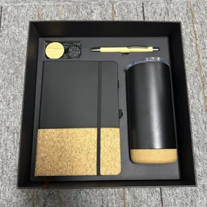 Everyday Carry Gift Set: A5 Notebook, 304 SS Bottle, Keychain & Pen with Box & Bag