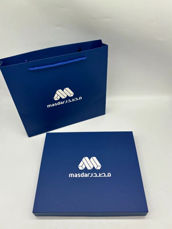 Professional ID & Desk Set: A5 Notebook, Custom Badge, ID Card Holder with Reel & Metal Pen Gift Set with Box & Bag - Image 3