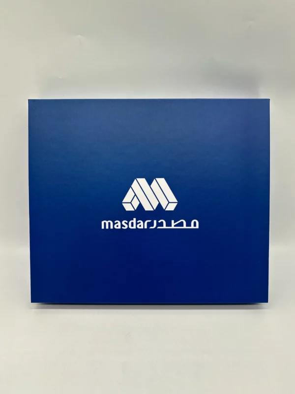 Professional ID & Desk Set: A5 Notebook, Custom Badge, ID Card Holder with Reel & Metal Pen Gift Set with Box & Bag - Image 4