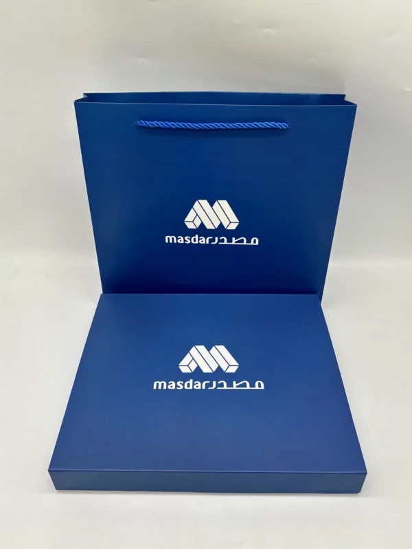 Professional ID & Desk Set: A5 Notebook, Custom Badge, ID Card Holder with Reel & Metal Pen Gift Set with Box & Bag - Image 10