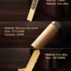 Eco-Friendly Bamboo A5 Notebook, Wood Pen, 16GB Metal USB, Bookmark & Bamboo Thermos Cup Gift Set with Box & Bag - Image 10