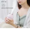 Portable Essentials Gift Set: Mini Fan, Mini 304 SS Thermos, Automatic Umbrella & Humidifier (Light Blue/Pink) with Box & Bag - Image 9
