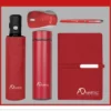 Modern Professional Gift Set: 304 SS Bottle, Automatic Umbrella, Metal Pen, 2.4Ghz Wireless Mouse & A5 Notebook with Box & Bag